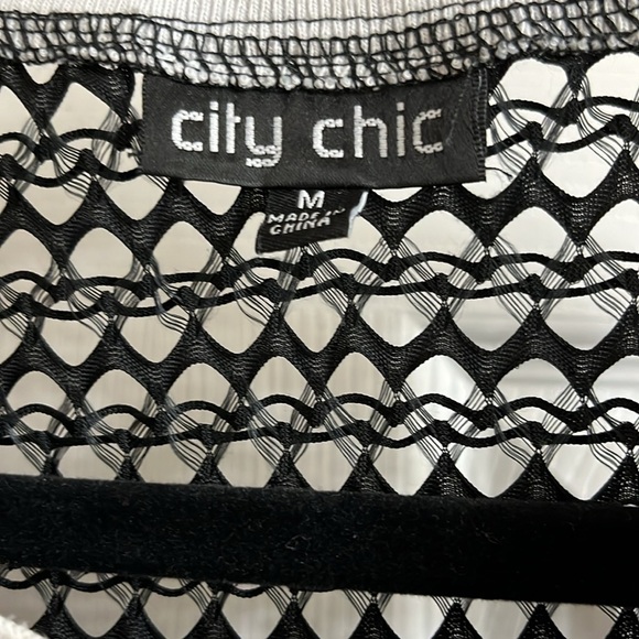 City chic mesh top - Picture 2 of 2
